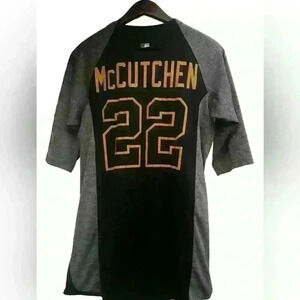 Pittsburgh Pirates Andrew McCutchen Jersey 3/4 Sleeve Featherweight Tech Size M
